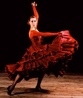 Flamenco plesalka