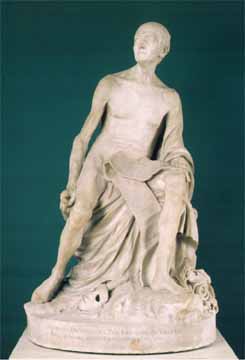 Goli Voltaire, kip v marmorju