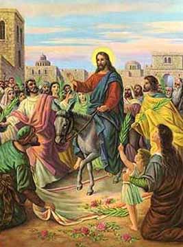 Jezus, Hozana