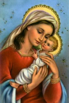 Marija pestuje Jezuščka