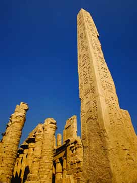 Obelisk, Tutmozisov tempelj v Karnaku, Luxor, Egipt