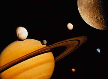 Saturn & sateliti