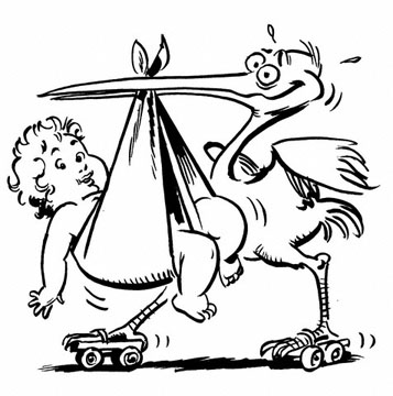 Štorklja je na poti