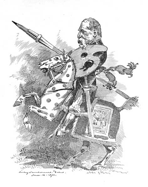 Politična karikatura, ilustracija John Tenniel 
