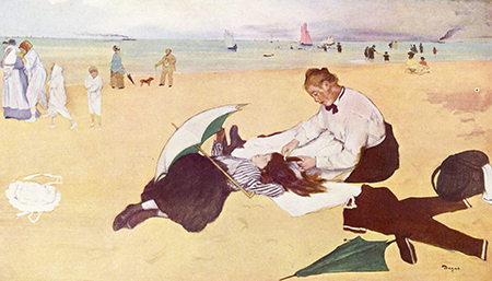 Edgar Degas - Na plaži - 1876-7