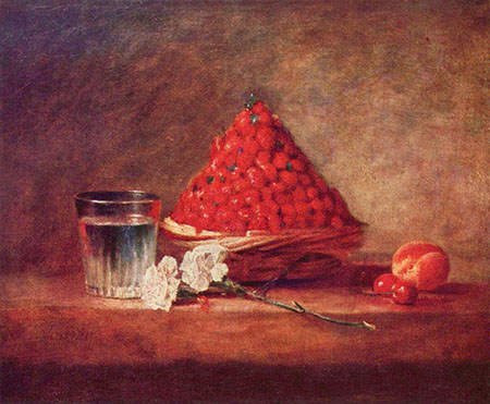 Jean-Baptiste-Simeon Chardin - Gozdne jagode - 1761