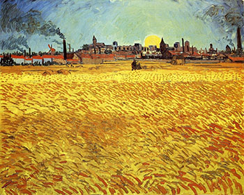 Vincent van Gogh - Polje pšenice pri Arlesu - 1888